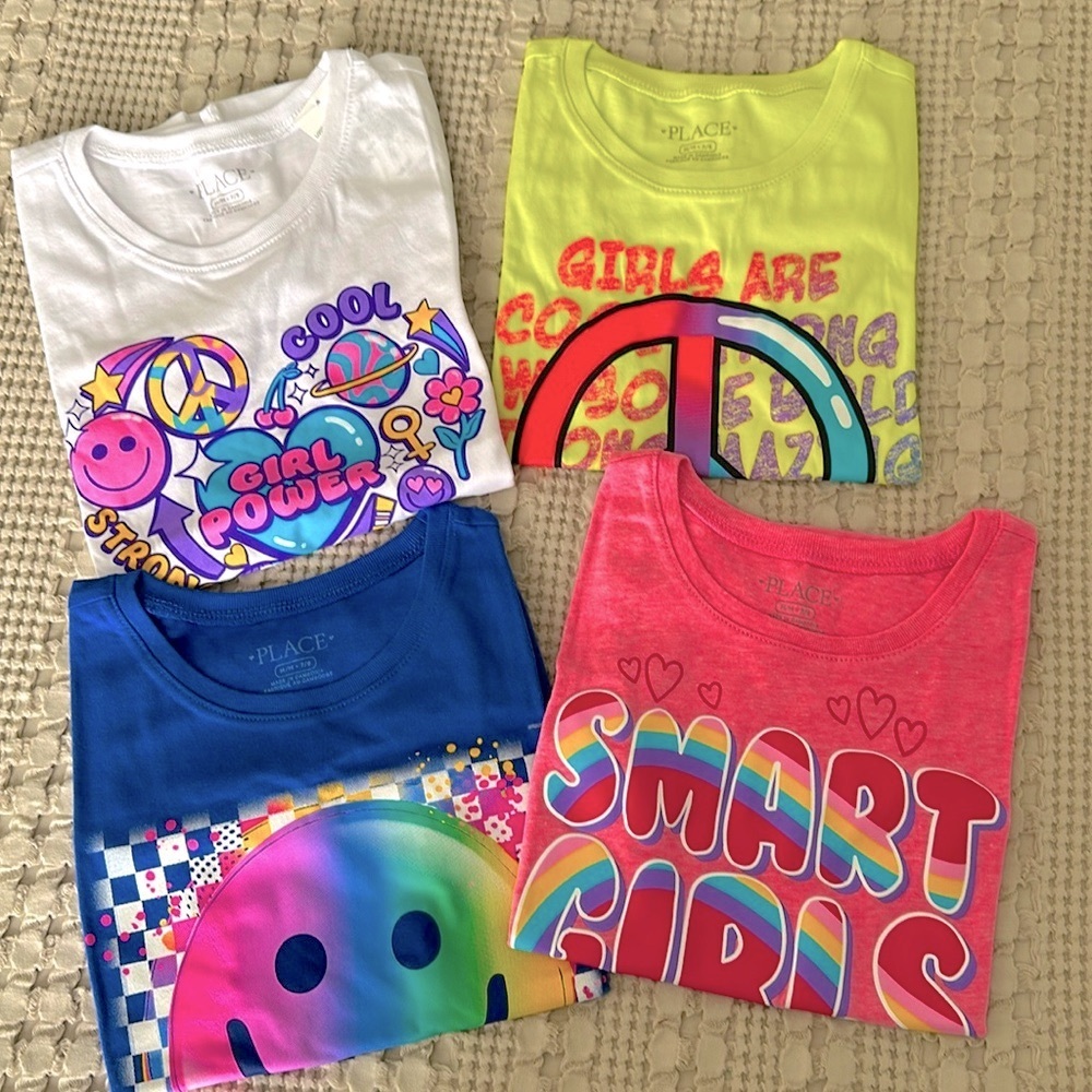 Children’s place girls t-shirts 4 pack